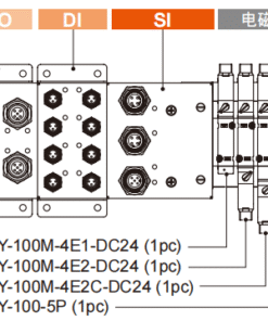 Mindman MVE-100:Series-corresponding field bus components (EtherNet/IP)/DO digital output unit -MVE-100M-DOPB